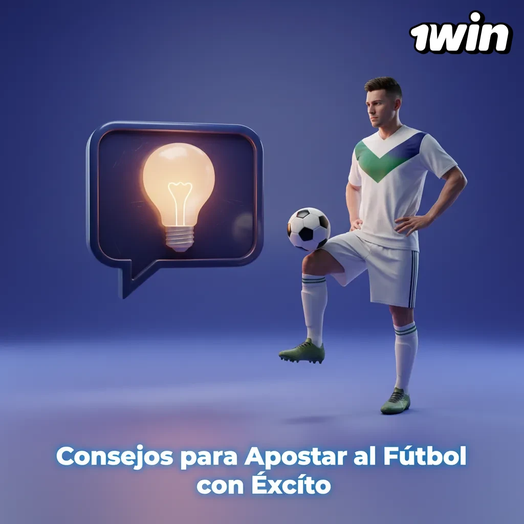 Infografía de consejos para apostar al fútbol: analiza forma, xG y lesiones; localía y clima; gestiona banca y registra.