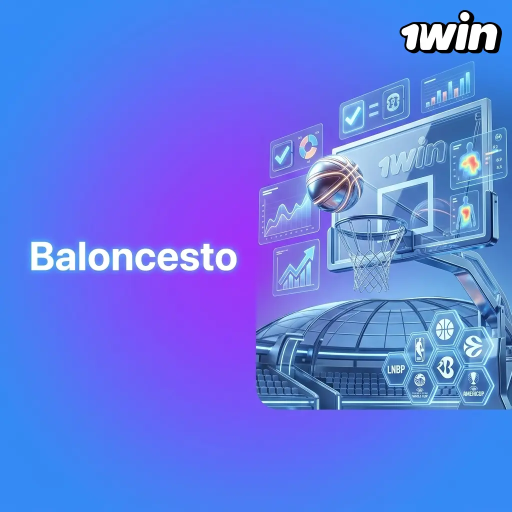 Baloncesto en 1win: apuestas en NBA, LNBP, Euroliga y FIBA con mercados completos por partido