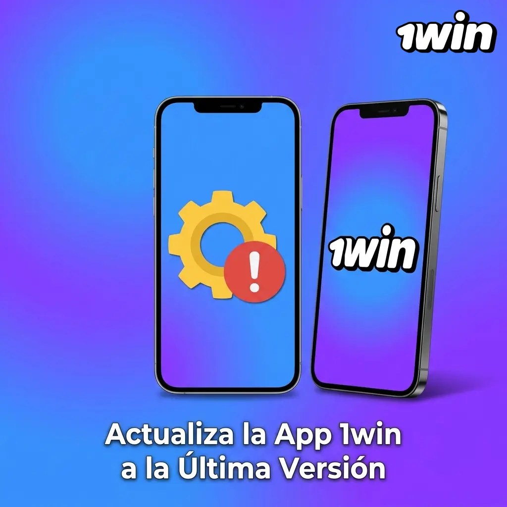 Actualización de la app 1win a la última versión en Android e iOS con APK y PWA