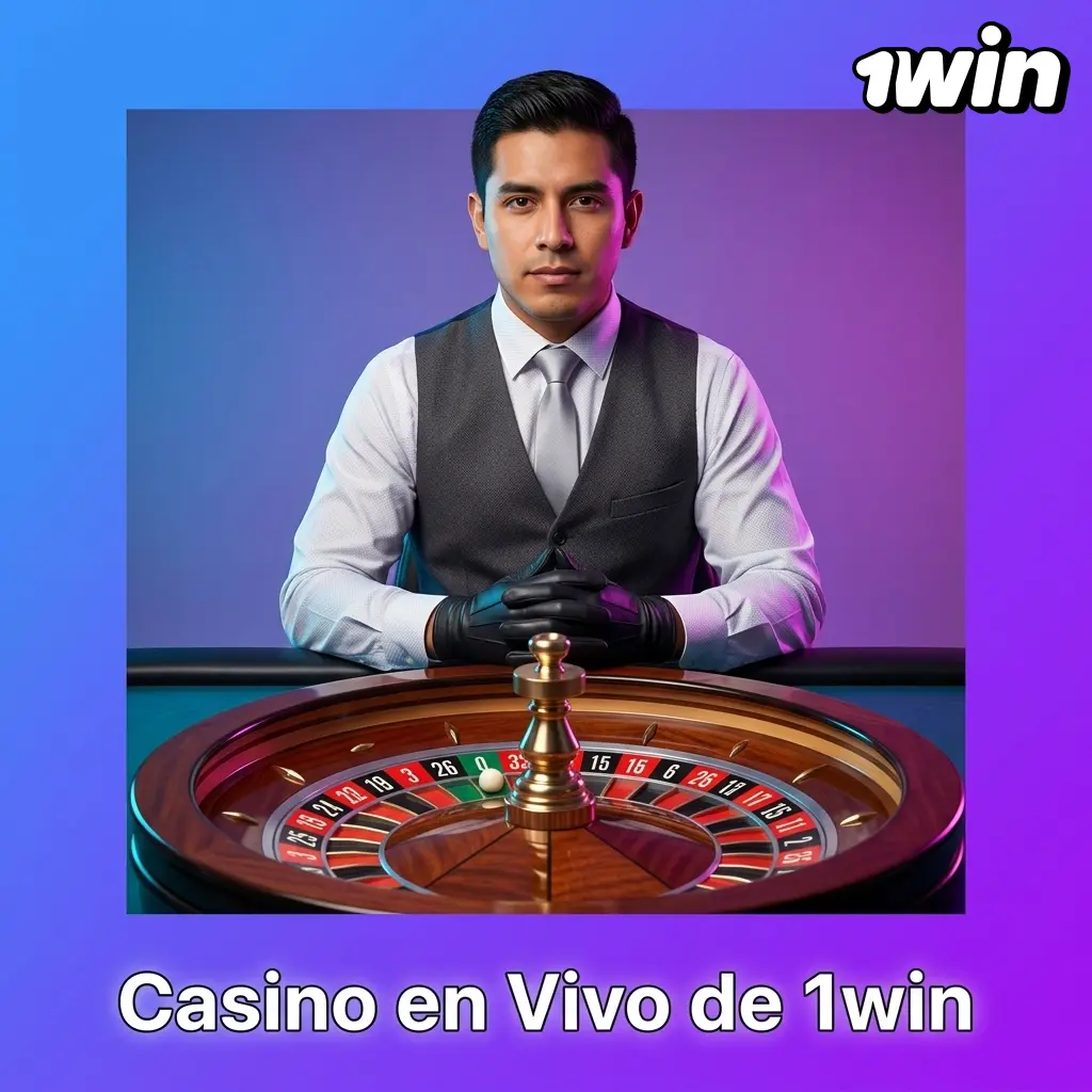 Casino en vivo de 1win con crupieres profesionales en HD, ruleta, blackjack, póker y baccarat en tiempo real