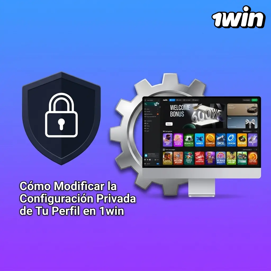 Configuración privada de perfil en 1win: actualiza correo, teléfono y contraseña con verificación segura