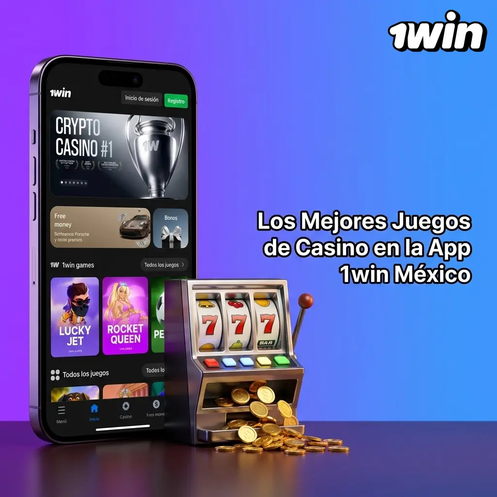 Juegos de casino en la app 1win México: slots, ruleta, blackjack y baccarat con más de 13,000 títulos