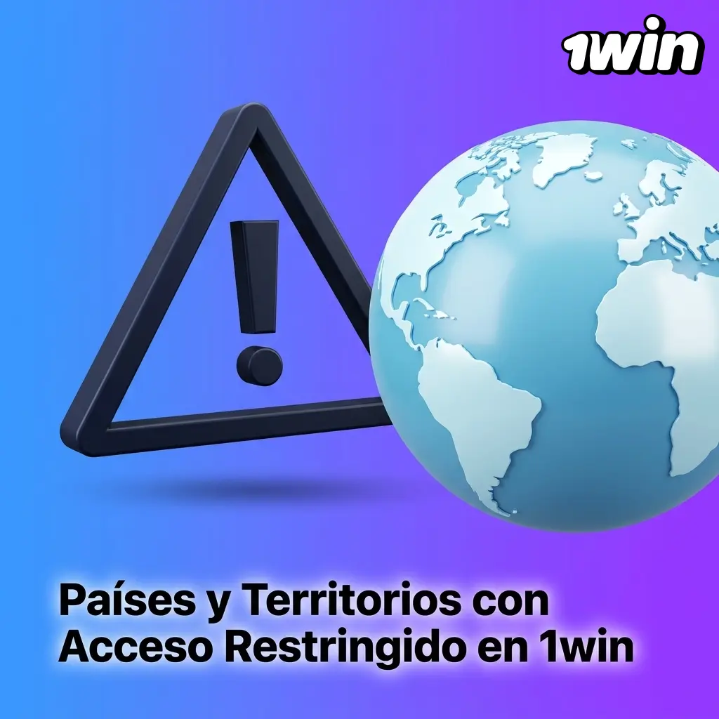 Mapa de países y territorios con acceso restringido en 1win por requisitos regulatorios y de licencia