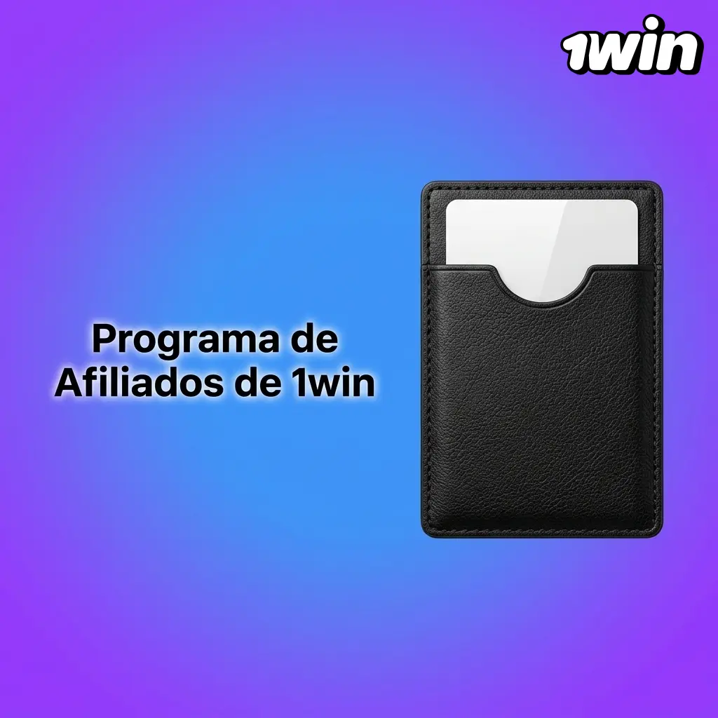 Panel del programa de afiliados de 1win con estadísticas en tiempo real y comisiones de hasta 50%