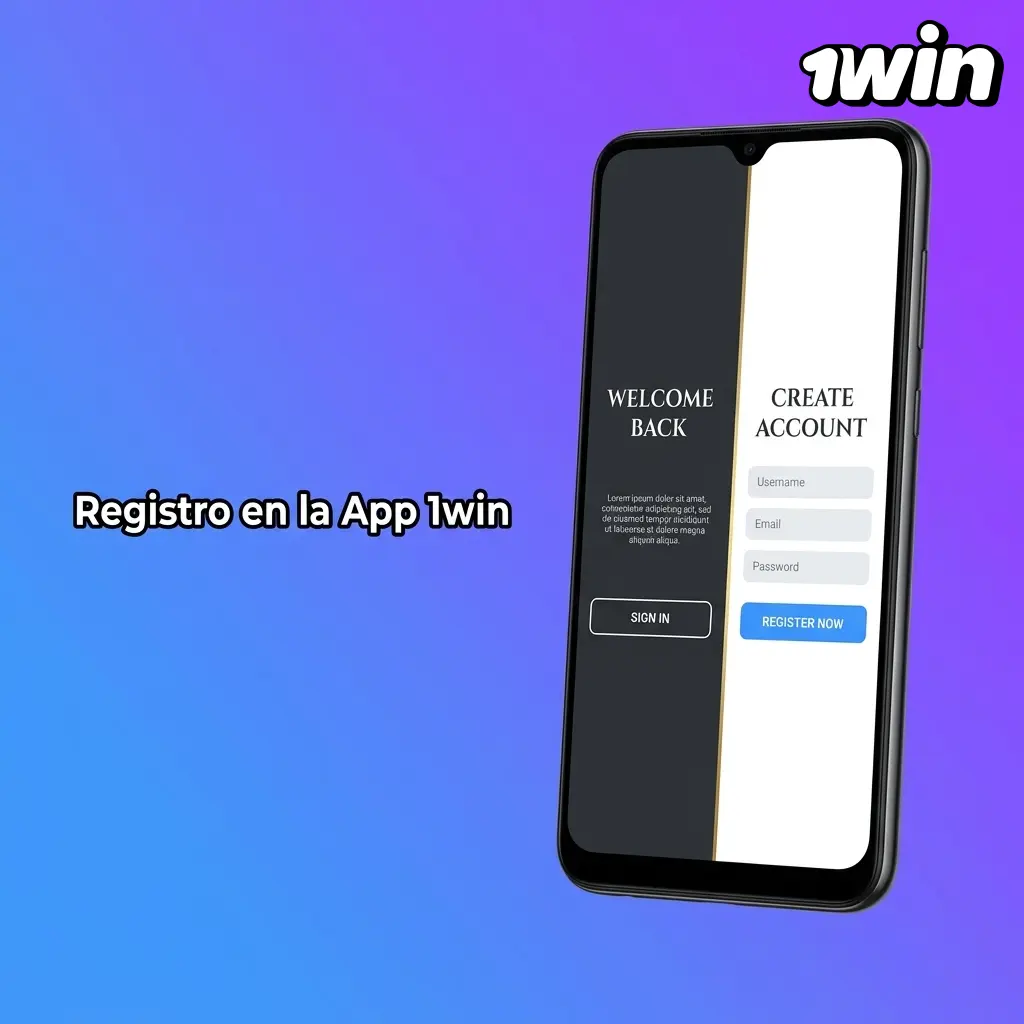 Proceso de registro en la app 1win en menos de 2 minutos desde tu dispositivo móvil