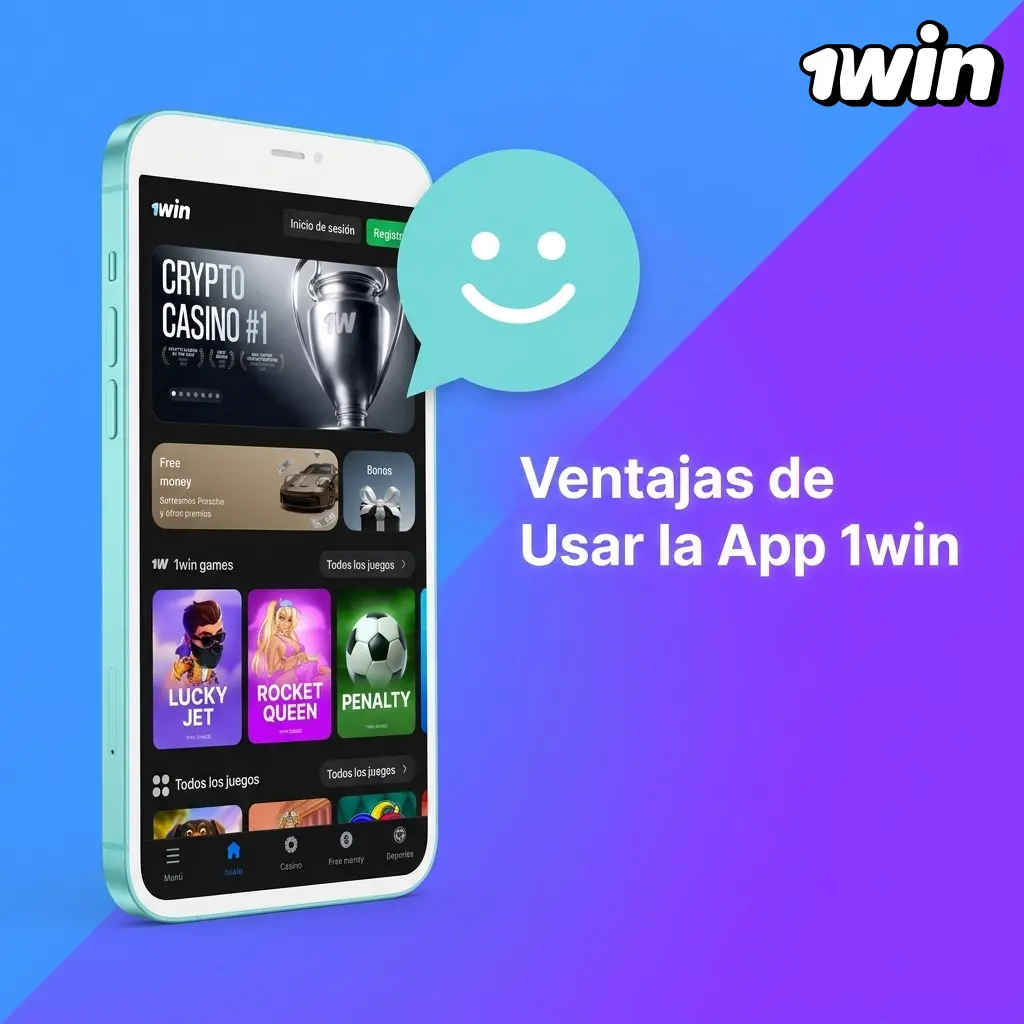 App 1win móvil con casino, apuestas deportivas, cifrado SSL y diseño optimizado para Android desde 5.0